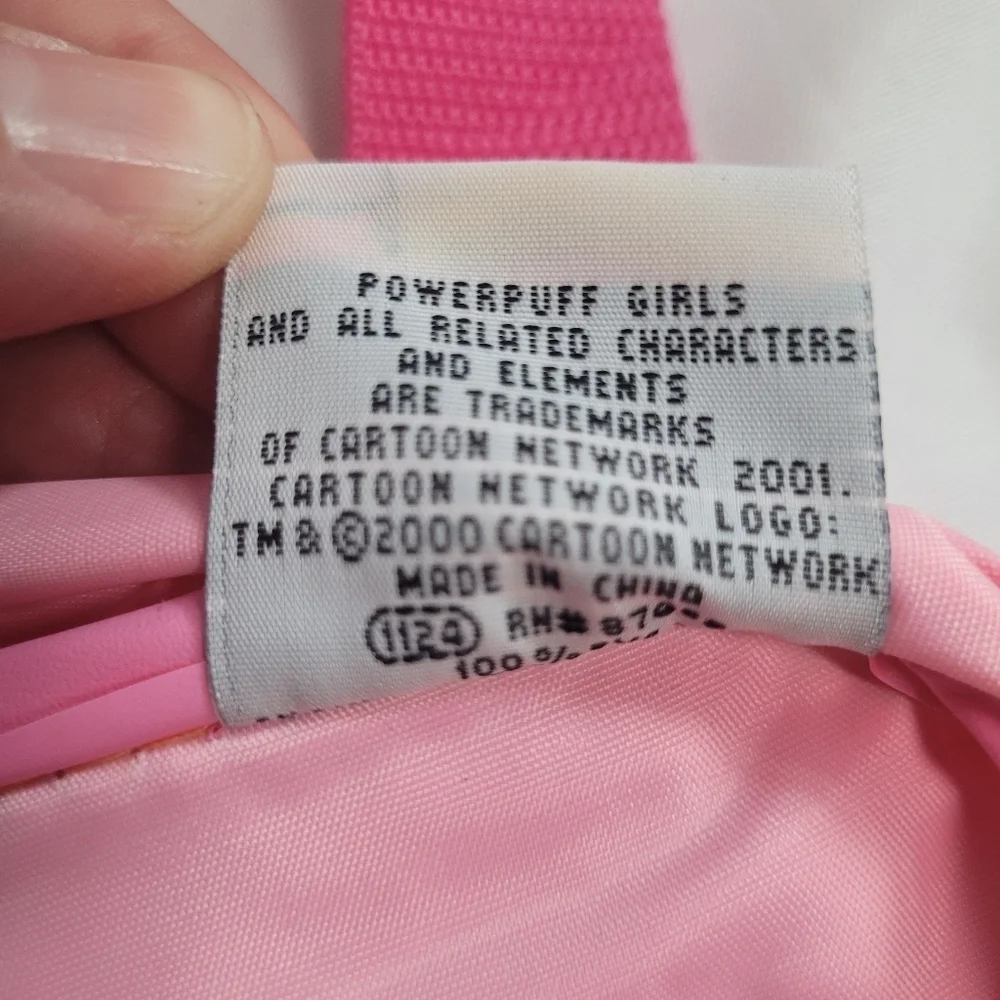 VTG Y2K Powerpuff Girls Satchel Book Travel Bag School Laptop Case 2000